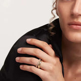Zircon Geometric Wedding Ring for Women Bride