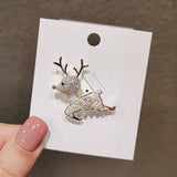 Deer Pearls Women's Brooch Jewelry Gift
