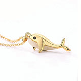 Whale Love Couple Necklace Set