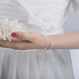 925 Sterling Silver Beads Bracelet & Bangle Charm Bracelet