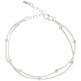 925 Sterling Silver Beads Bracelet & Bangle Charm Bracelet