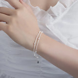 925 Sterling Silver Beads Bracelet & Bangle Charm Bracelet