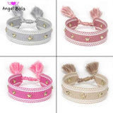 Woven Bracelet Women Retro Friendship Embroidery Tassel Bracelet