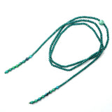 Charm Layer Beads Necklace 4mm Crystal Stone Long Jewelry Women