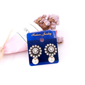 100pcs/lot Royal Plastic & Velvet Earrings Display Cards 4.5x5cm