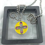 Colorful Dripping Pendant Hip Hop Necklace