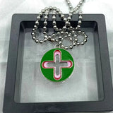 Colorful Dripping Pendant Hip Hop Necklace