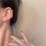 Exaggerated Butterfly Wing Ear Bone Clips for Girls Party Jewelry
