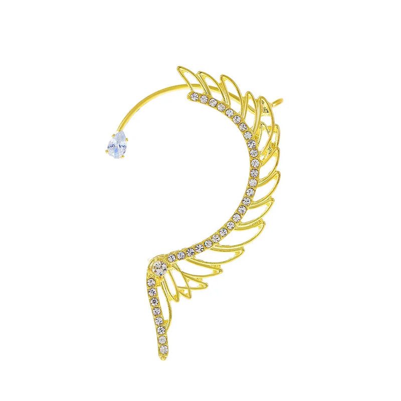 Exaggerated Butterfly Wing Ear Bone Clips for Girls Party Jewelry