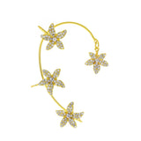 Exaggerated Butterfly Wing Ear Bone Clips for Girls Party Jewelry
