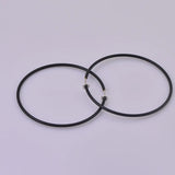 Painless 60MM Round Clip-On Earrings for Women