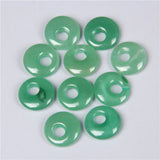Nostalgic 18mm Rose Pink Quartz Opal Lapis Chakra Pendants