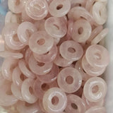 18mm Peace Buckle Charms Rose Quartz Opal Lapis Chakra Pendants