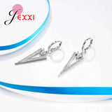 Crystal Necklace Earring 925 Silver CZ Jewelry Set