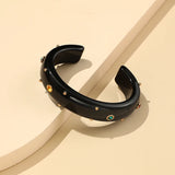Indian Bangles Bracelet for Women Acrylic Colorful Resin Charms Crystal Girls