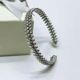 C-shaped Bullet Zircon Bracelet Gift For Women