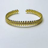 C-shaped Bullet Zircon Bracelet Gift For Women