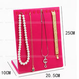 L Shape Bracelet Chain Necklace Jewelry Display Stand Organizer
