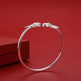 Sterling Silver Goldfish Bracelets for Women, Party Wedding Jewelry