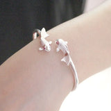 Sterling Silver Goldfish Bracelets for Women, Party Wedding Jewelry