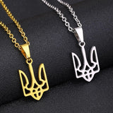Ukraine Map Pendant Necklace Heart Flag Ukrainian Party Jewelry