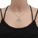Ukraine Map Pendant Necklace Heart Flag Ukrainian Party Jewelry