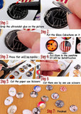 Clear Transparent Glass Cameos Cabochons For Pendant DIY (K00544)