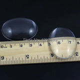 Clear Transparent Glass Cameos Cabochons For Pendant DIY (K00544)