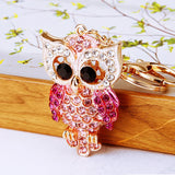 Owl Keychain Charm Pendant Handbag Purse Key Ring Women Ornament Car Key Chain