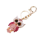 Owl Keychain Charm Pendant Handbag Purse Key Ring Women Ornament Car Key Chain