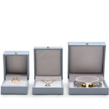 PU Leather Jewelry Box Organizer Portable Wedding Gift Packaging