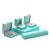 PU Leather Jewelry Box Organizer Portable Wedding Gift Packaging