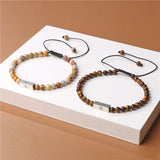 Pair Couple Beads Bracelets Natural Stone Charm Bracelet Lover Friends Bangle