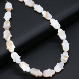 Hand of Fatima Shell Beads for DIY Jewelry Making