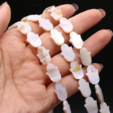 Hand of Fatima Shell Beads for DIY Jewelry Making