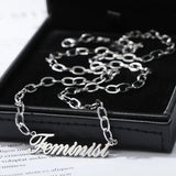 Personalized Name Necklace Stainless Steel Chains