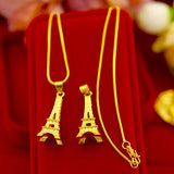 Eiffel Tower Pendant 14K Jewelry for Women