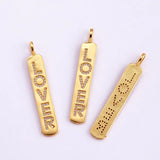 18K CZ Zircon Charm Focal Pendant Necklace Accessorie