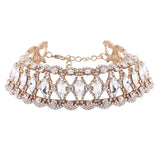 Peacock Necklace Crystal Choker Wedding Prom Bridal Necklaces