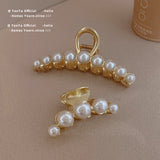 Pearl Clip Headdress Lady Curling Clip Jewelry Accessories For Women