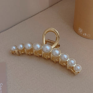 Pearl Clip Headdress Lady Curling Clip Jewelry Accessories For Women