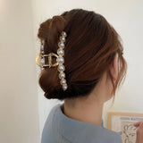 Pearl Clip Headdress Lady Curling Clip Jewelry Accessories For Women