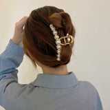 Pearl Clip Headdress Lady Curling Clip Jewelry Accessories For Women