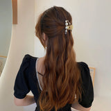 Pearl Clip Headdress Lady Curling Clip Jewelry Accessories For Women