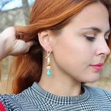 Baroque Pearl Drop Earrings Women's Party Jewelry