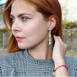 Baroque Pearl Drop Earrings Women's Party Jewelry