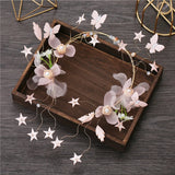 Pearl Flower Headband Bridal Wedding Crown Hair Accessories