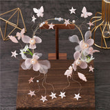 Pearl Flower Headband Bridal Wedding Crown Hair Accessories