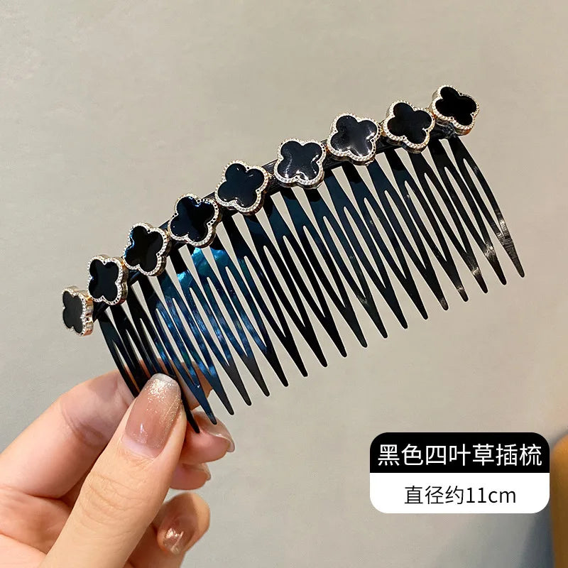 Pearl Hair Comb Bangs Broken Hair Finishing Tool