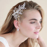 Pearl Hairpin Tiara Bridal Crystal Headband Vintage Wedding Hair Accessories